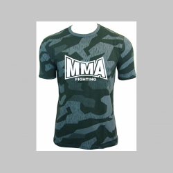MMA  nočný maskáč-Nightcamo SPLINTER, pánske tričko 100%bavlna